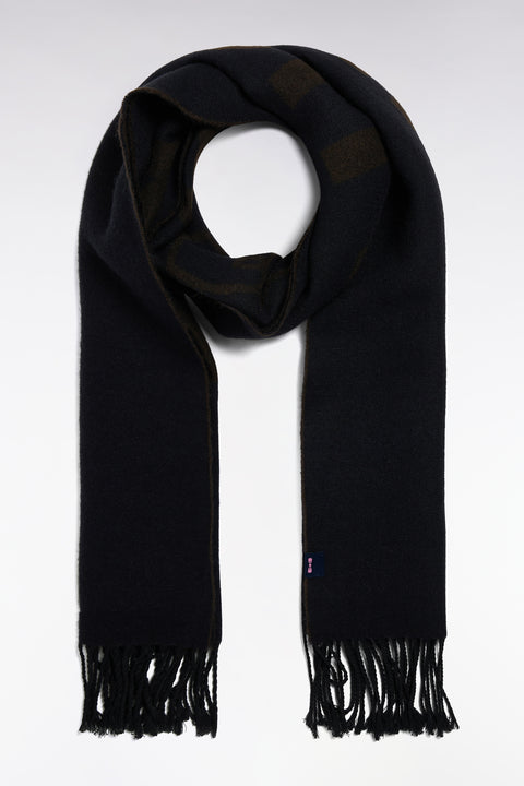 Écharpe jacquard Eden Park marine - Image 1