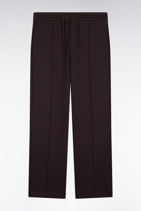 Loose fit brown unisex jogging pants - Image 2