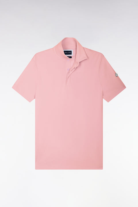 Polo golf manches courtes rose coupe droite - Image 2