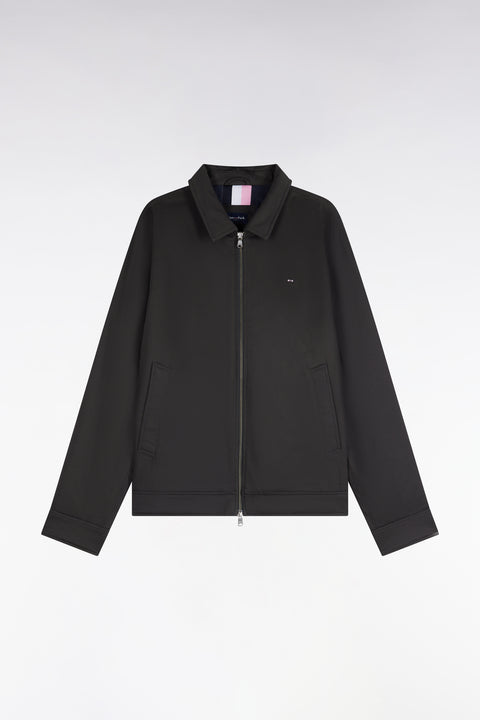 Straight cut khaki stretch cotton jacket - Image 2