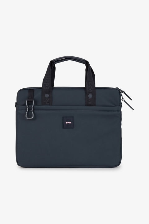 Navy blue rubber laptop sacoche - Image 1