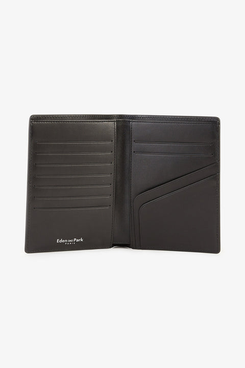 Black leather passport wallet - Image 2