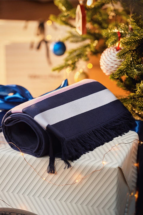 Fouta bleu marine - Image 1