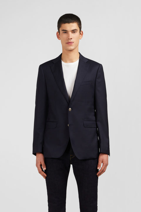 Regular dark blue blazer - Image 3