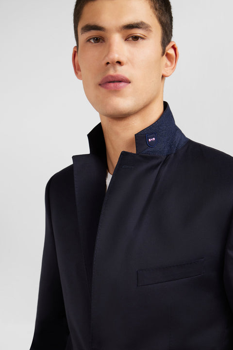 Regular dark blue blazer - Image 1