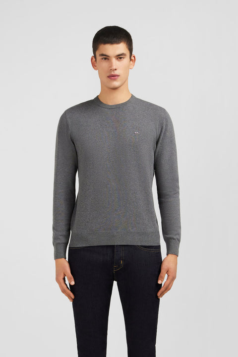 Crew grey cotton jumper - Image 3