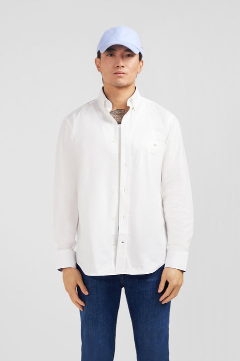 White cotton shirt - Image 3