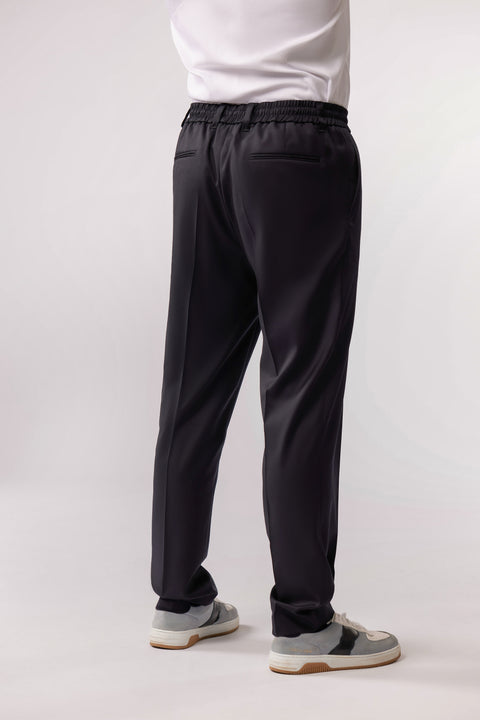 Pantalon en laine bleu marine Eden Park x Racing 92 - Image 3