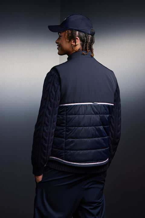 Doudoune sans manches matelassée upcyclée Pap'Atelier - Image 2