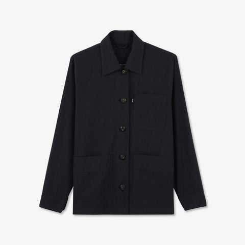 Dark blue overshirt - Image 2