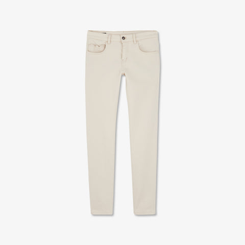 White cotton trousers - Image 2