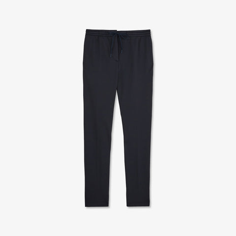 Navy 2-piece suit in polyester - Image 3