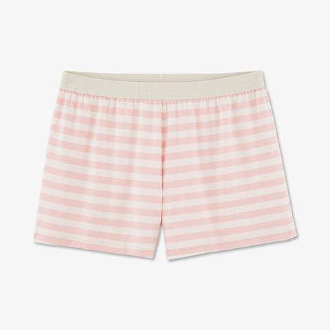 Short pyjamas in pink organic cotton - Image 2