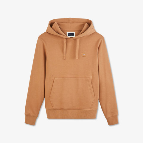 Hooded sweatshirt in brown fleece - Image 2