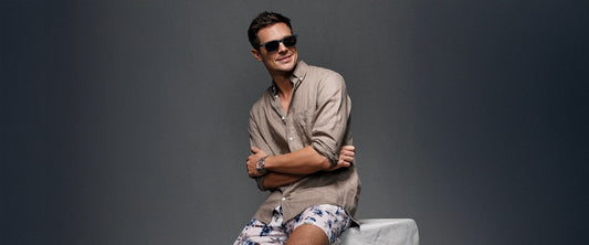 homme chemise lin