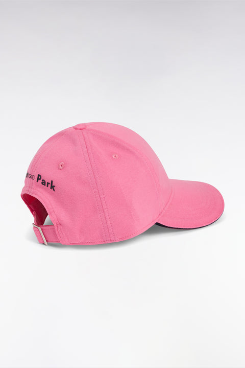 Pink cotton jersey cap - Image 3