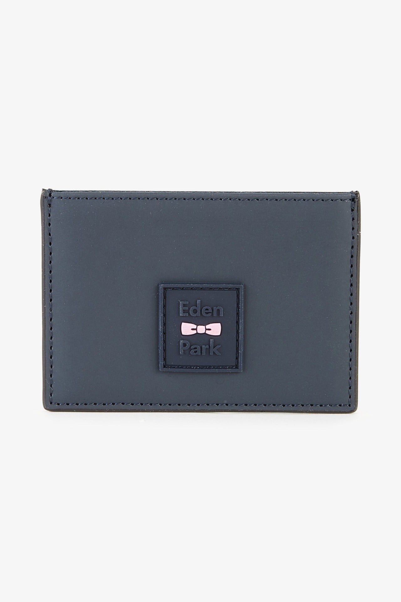 Dark blue rubber cardholder