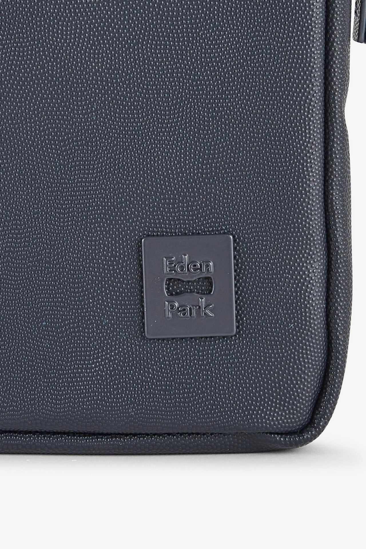 iPad case in dark blue leather