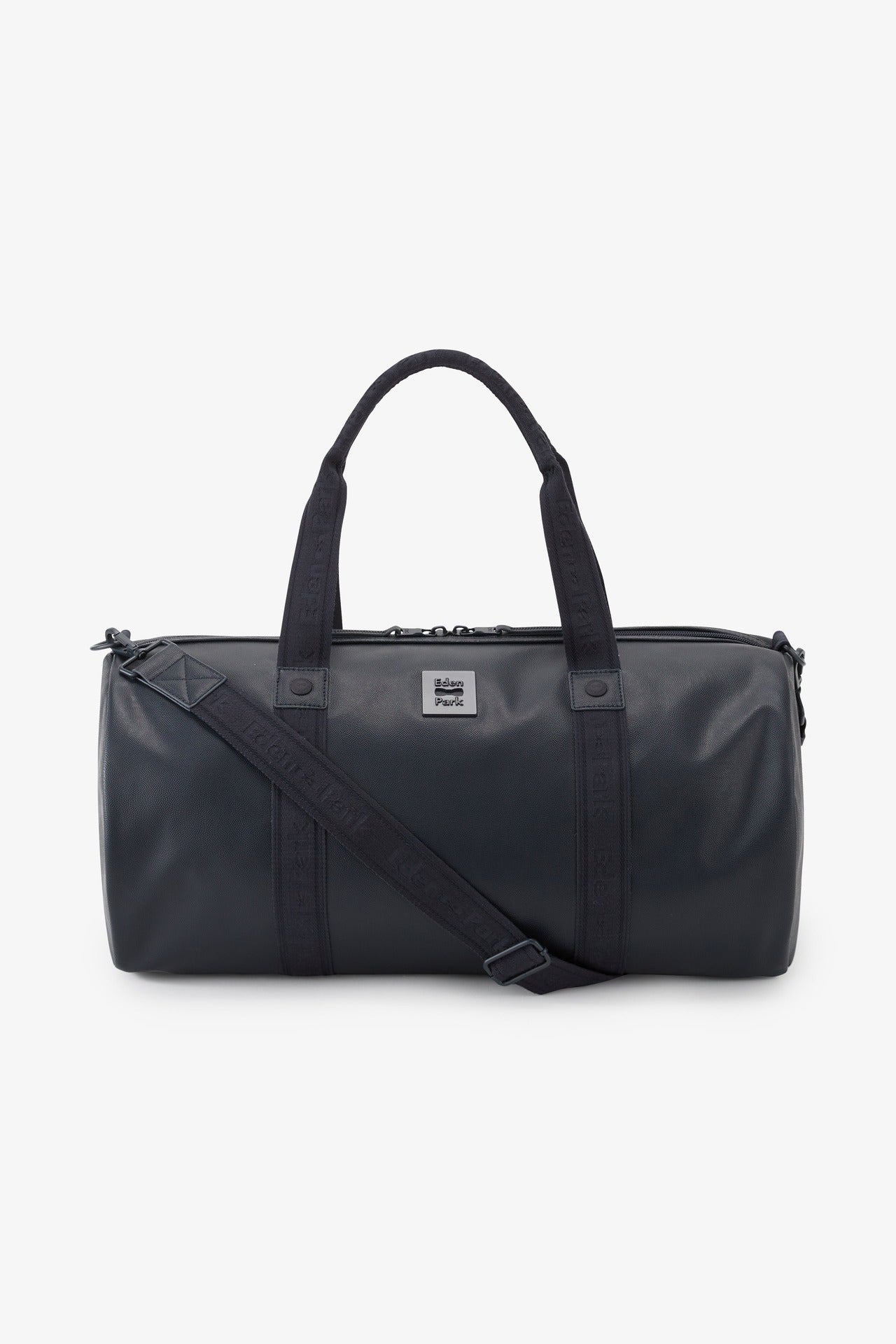 Navy blue duffel bag