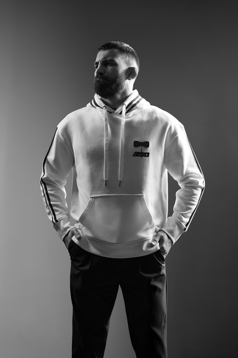 Sweat oversize écru Benoît Saint Denis x Eden Park - Image 1