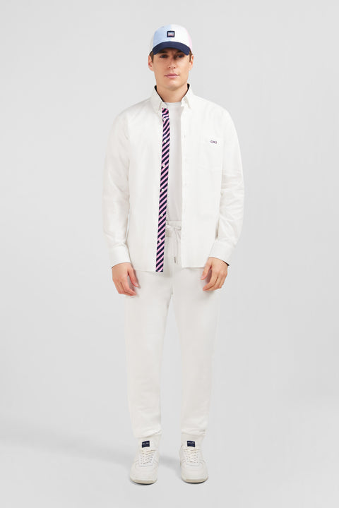 White shirt with Eden Park embroidery - Image 1