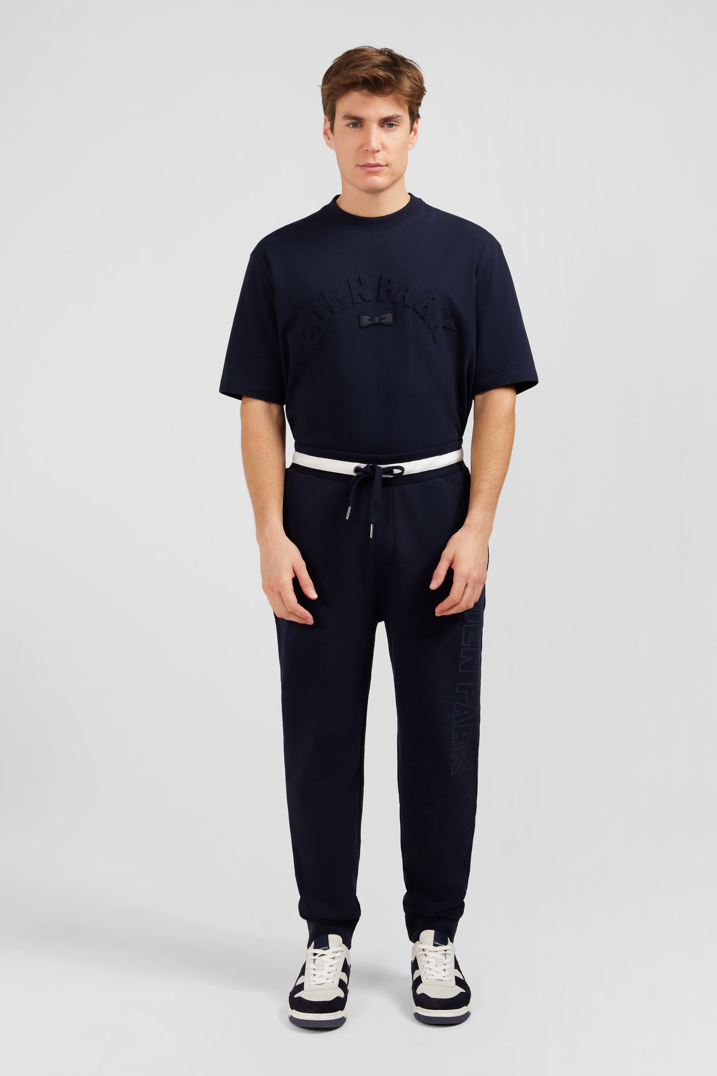 Navy blue jogging bottoms