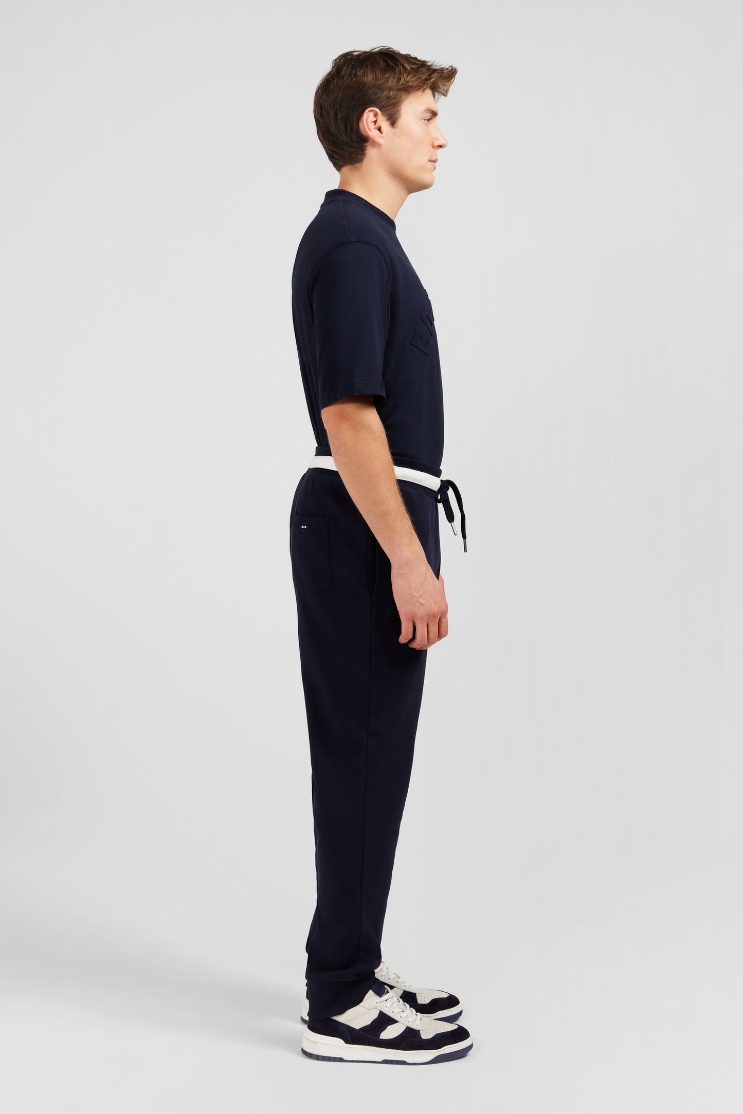 Navy blue jogging bottoms