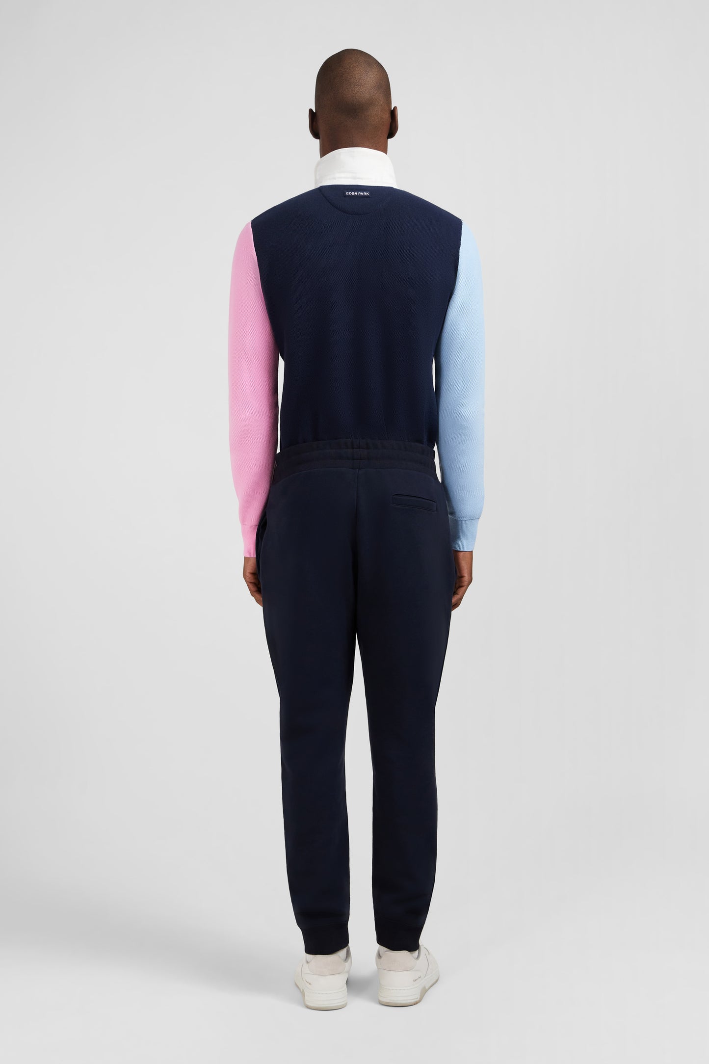 Plain dark blue jogging bottoms