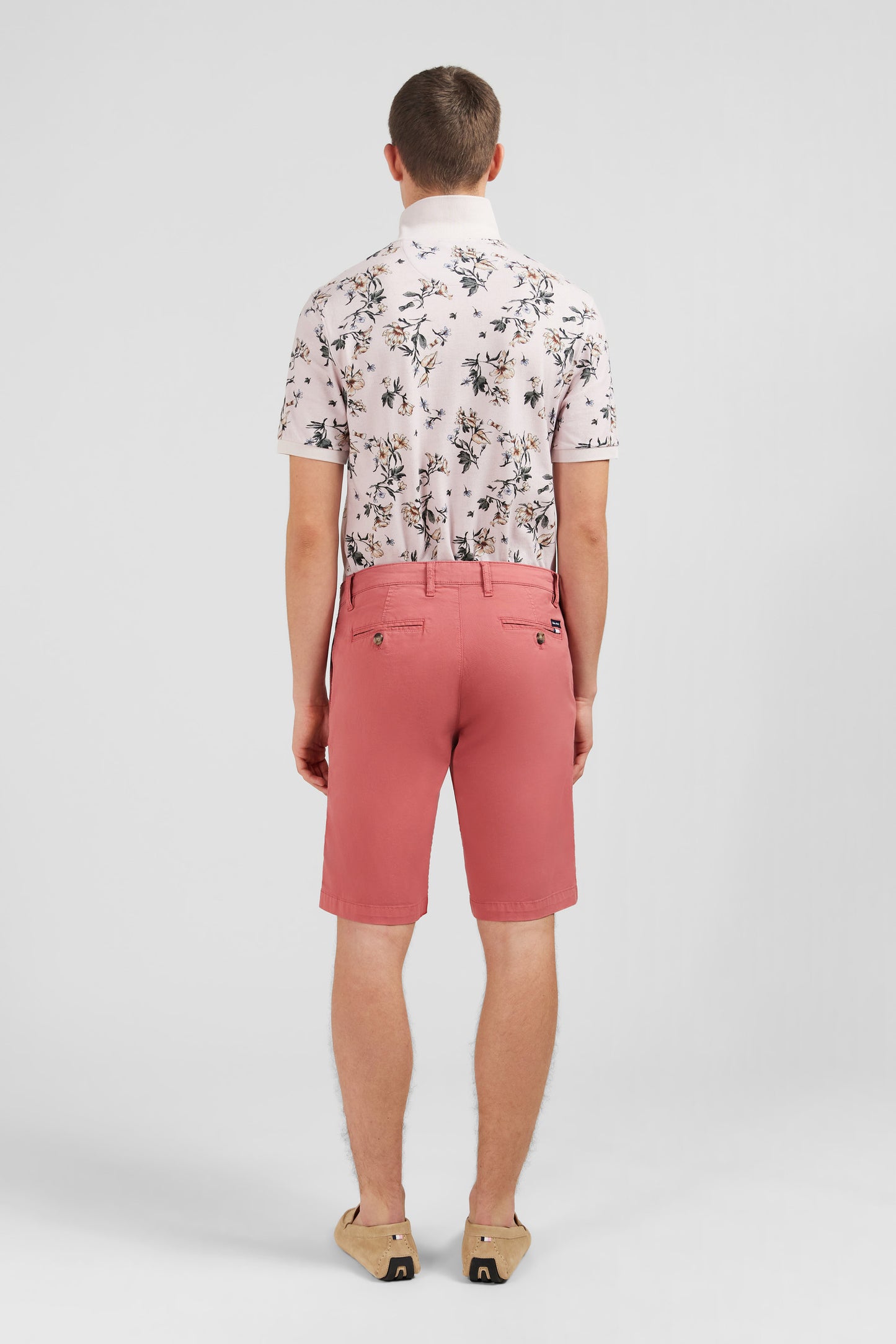 Polo shirt with an exclusive floral print