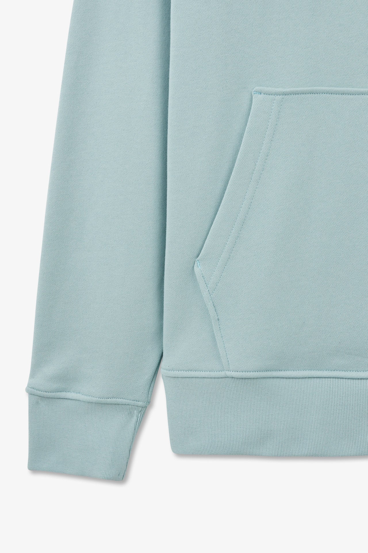 Green hoodie
