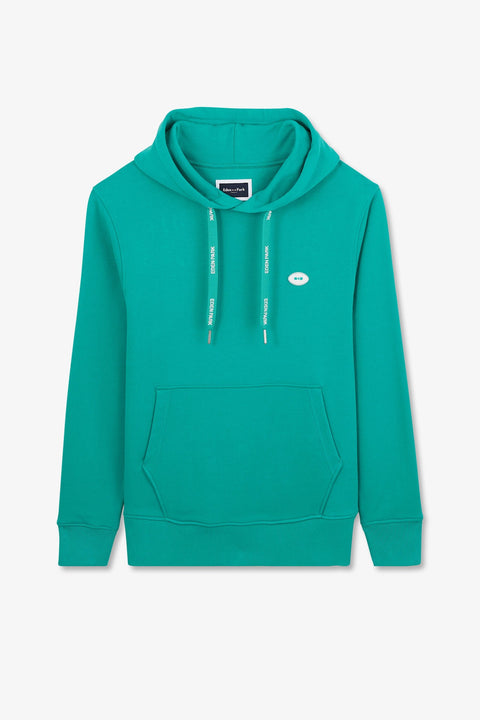 Plain green hoodie - Image 2