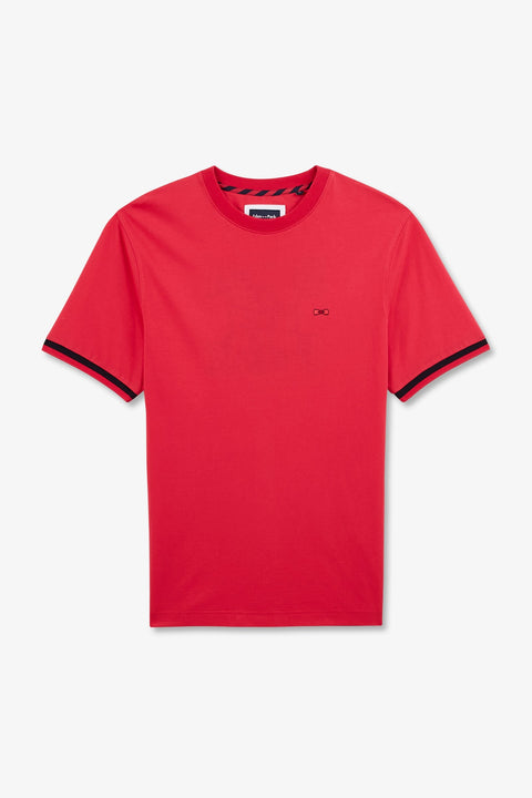 Fuchsia T-shirt with Eden Park embroidery - Image 2