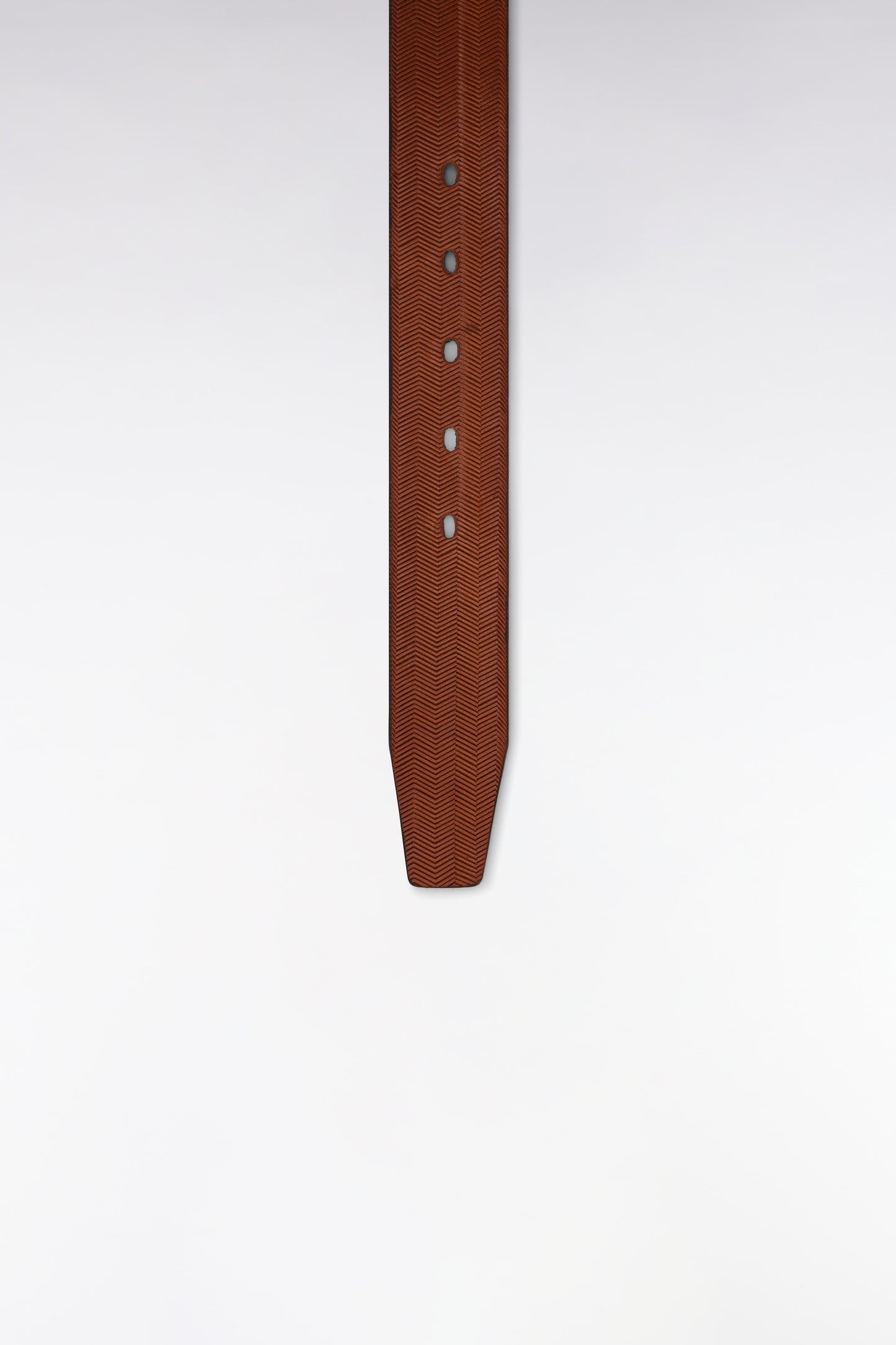 Brown leather belt