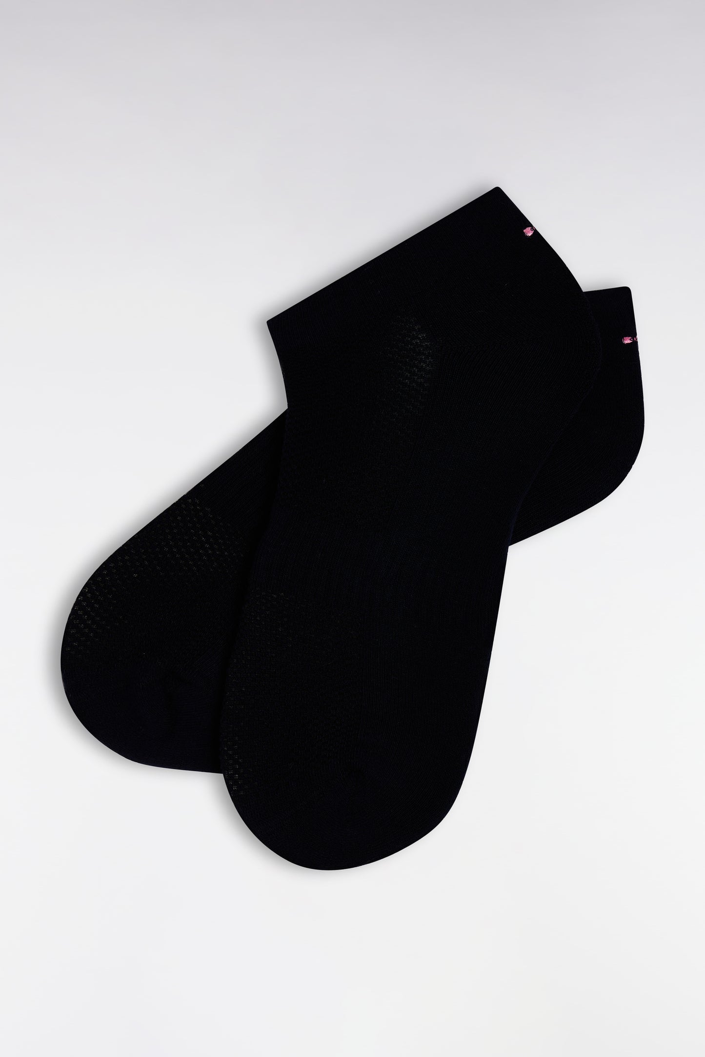 Chaussettes en coton stretch mélangé marine