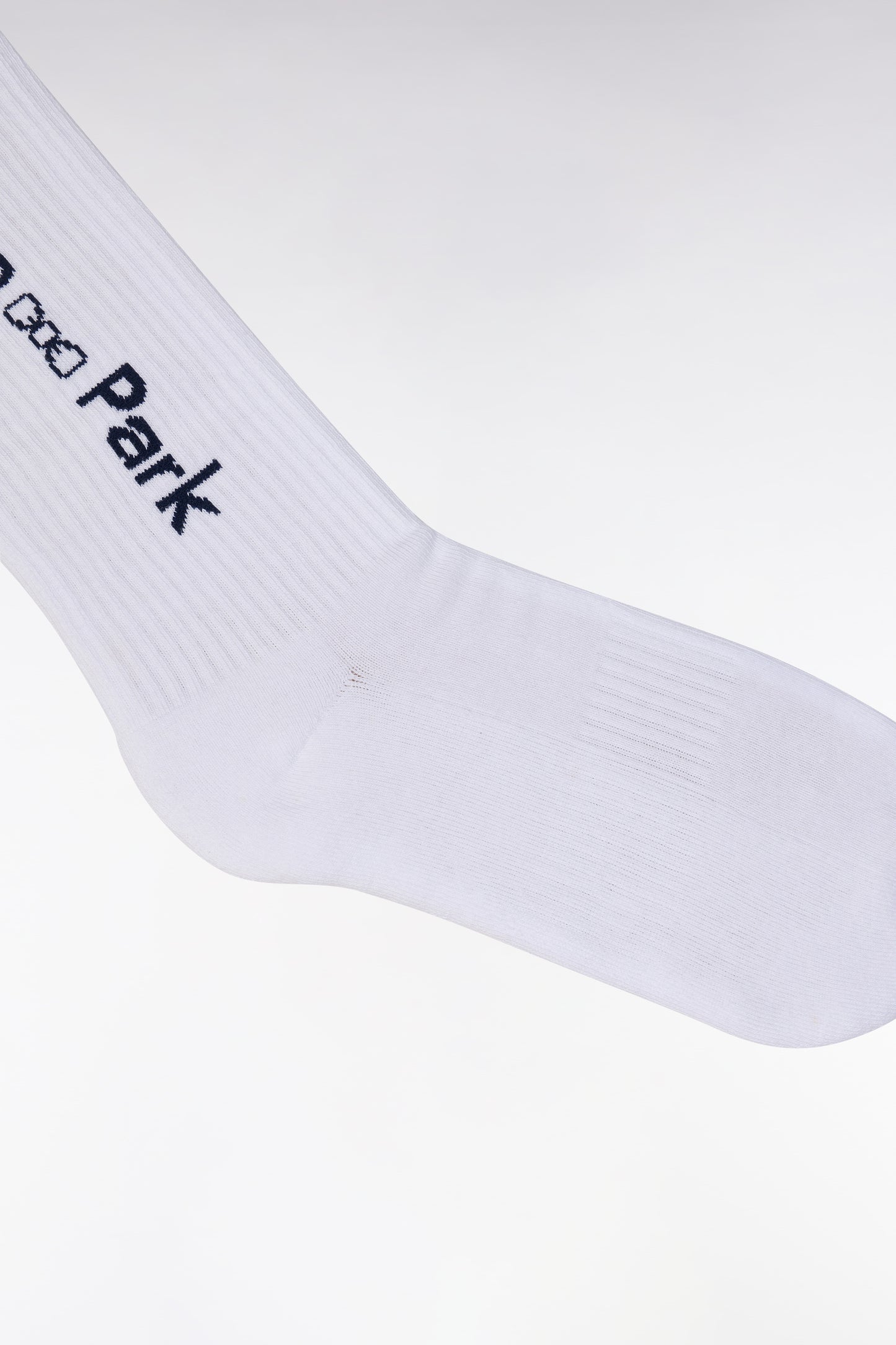 White stretch cotton-blend socks with Eden Park jacquard