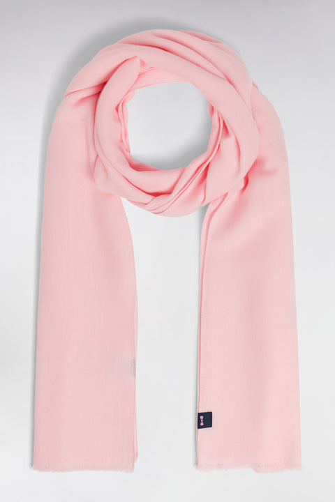 Plain pink flowing scarf - Image 2