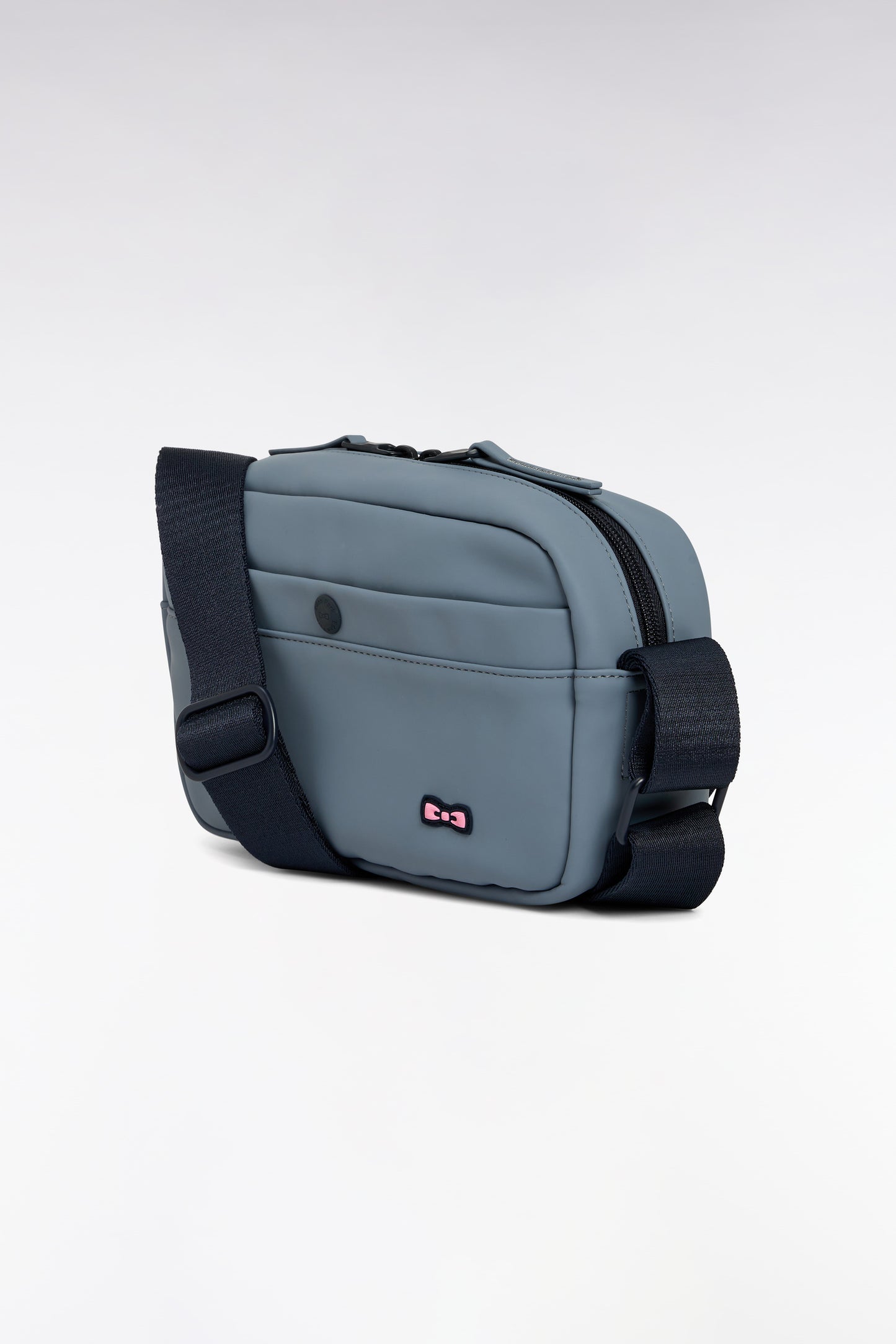 Camera bag en gomme uni gris