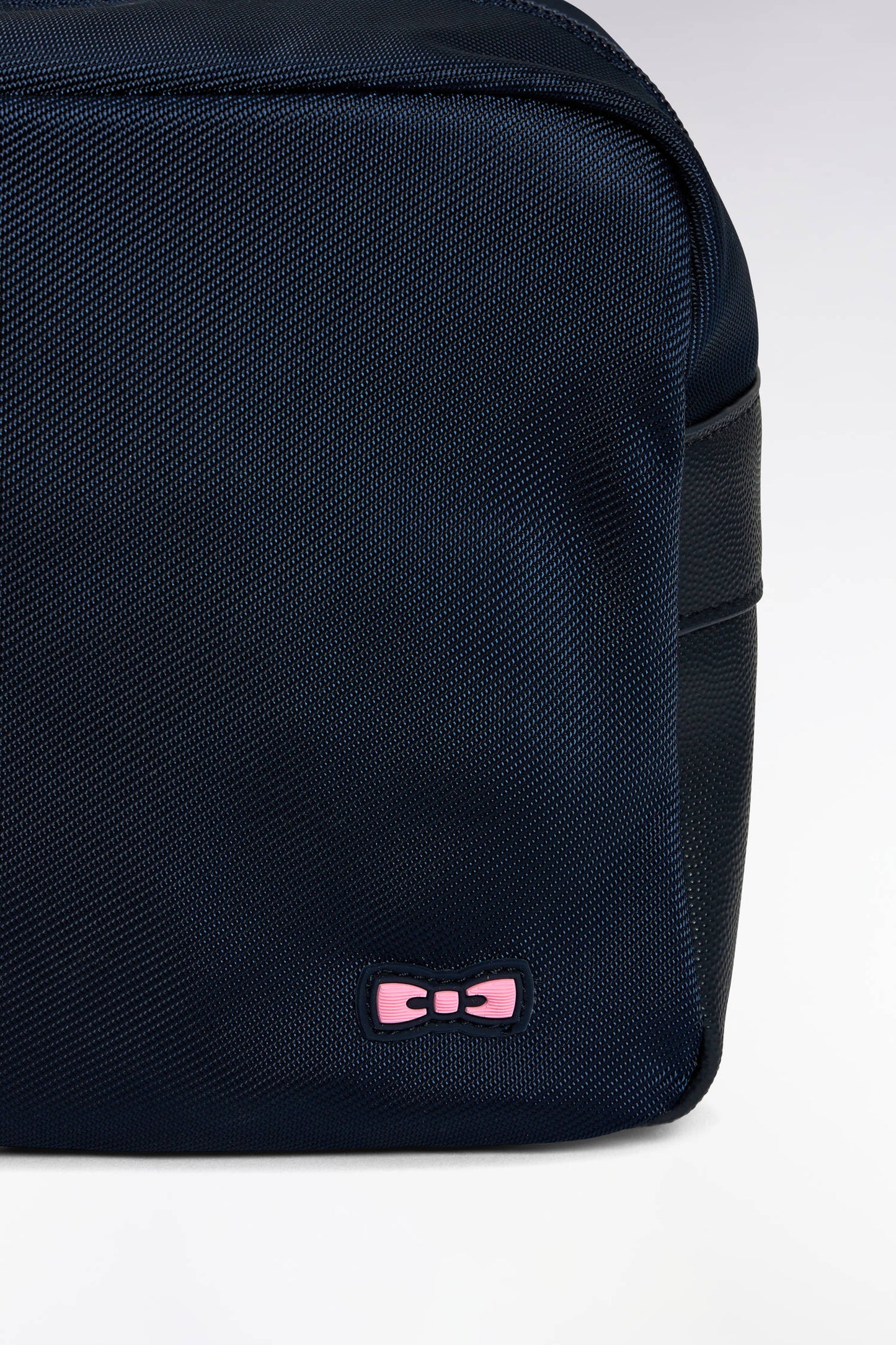 Navy zipped toiletry bag