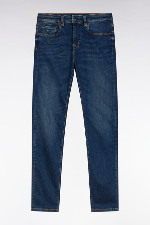 Slim-fit raw stretch denim 5-pocket jeans - Image 2