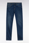 Slim-fit raw stretch denim 5-pocket jeans