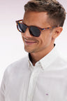XV de France brown acetate sunglasses