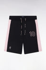 Relaxed-fit New Zealand black and pink cotton shorts