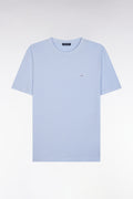 T-shirt manches courtes gris clair coupe droite