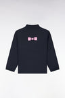 Children navy nylon windproof jacket
