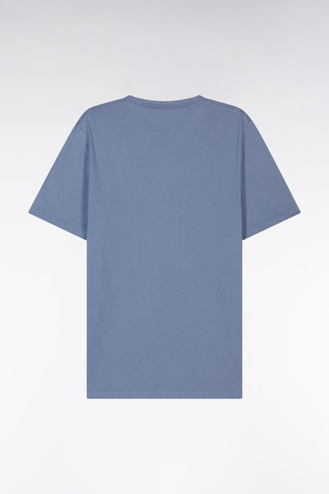 Short pyjamas in grey cotton jersey shorts with micropatterns - Image 2