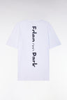 Short pyjamas in cotton jersey White T-shirt Navy shorts