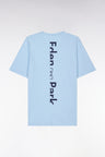 Short pyjamas in cotton jersey Sky T-shirt Navy shorts