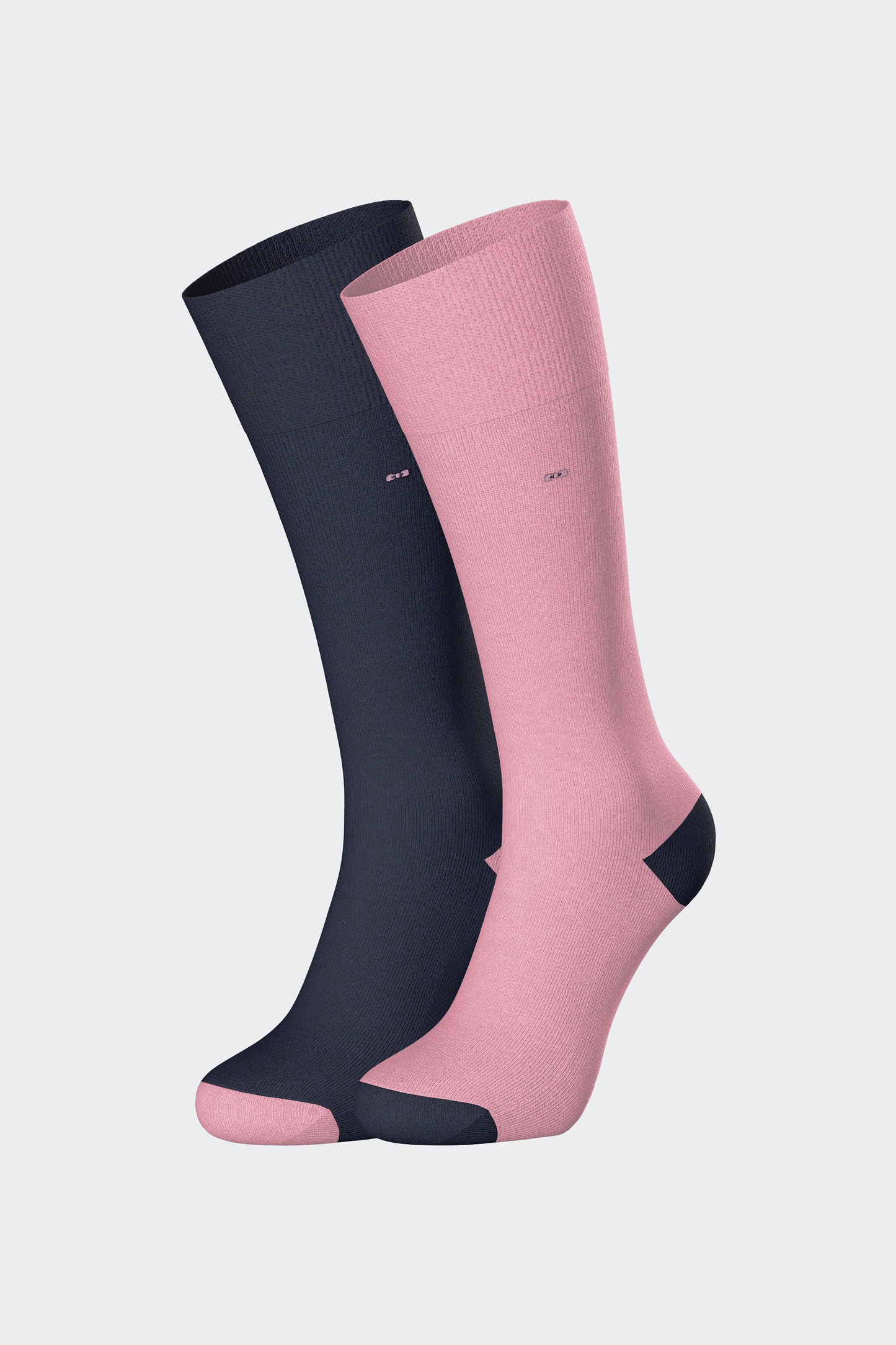 Pack of pink cotton-blend socks