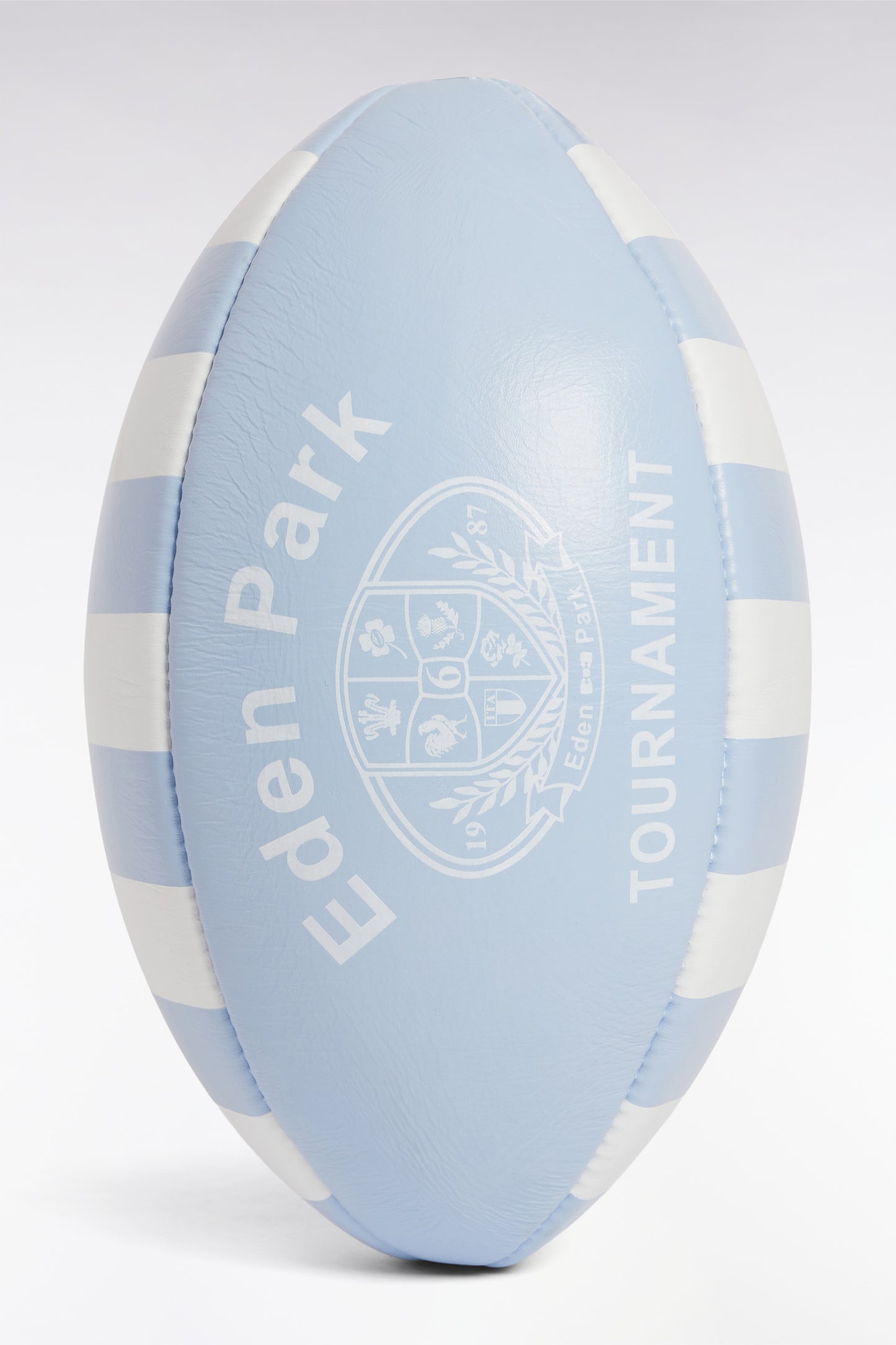 6 Nations sky and white rugby ball