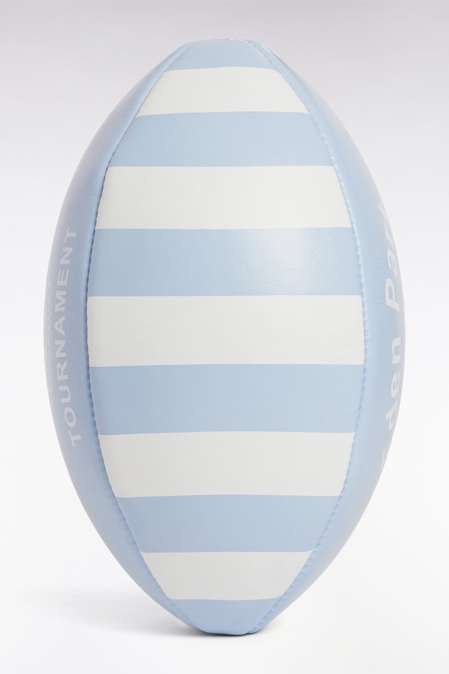 6 Nations sky and white rugby ball